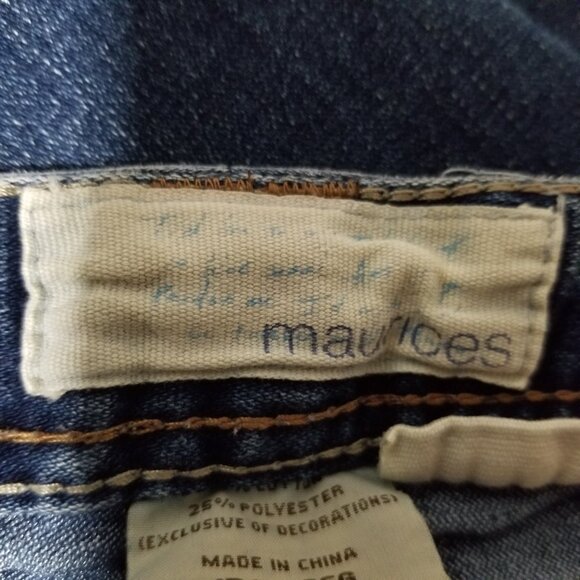 Maurices Mollie Flare Distressed Jeans 17/18 Regular - Picture 5 of 9